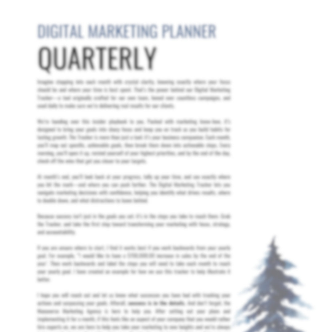 Northbound Gray Digital Marketing Tracker - MrsManaverse - 